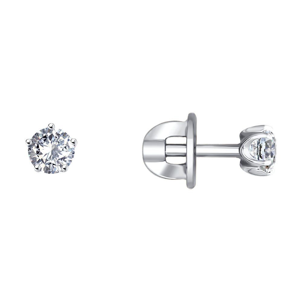 

Серьги SOKOLOV Diamonds из белого золота с бриллиантами