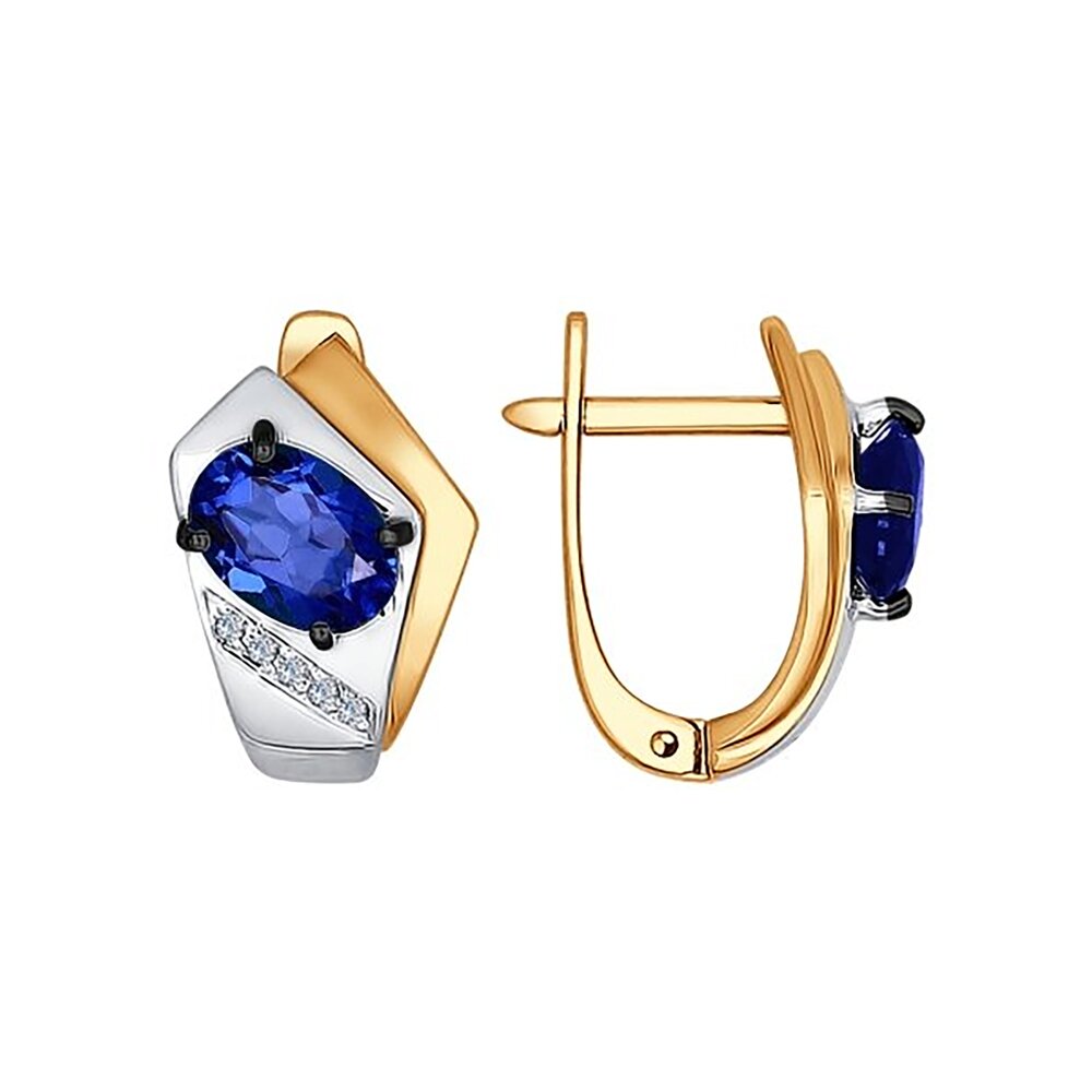 

Серьги SOKOLOV Diamonds из золота с бриллиантами и корундами