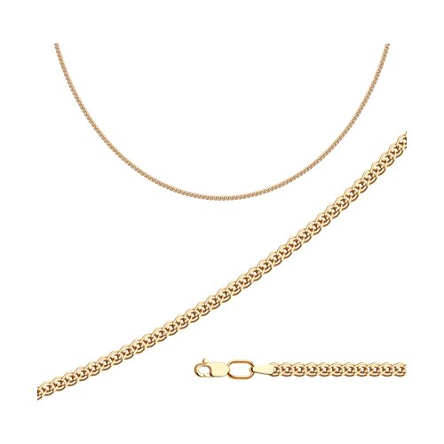 Цепь из золочёного серебра - фото 1