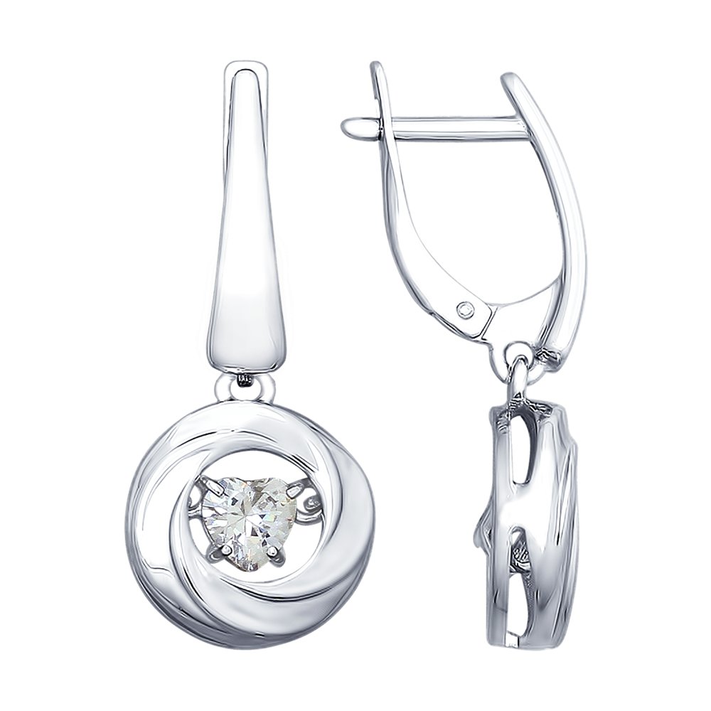 

Серьги SOKOLOV из серебра со Swarovski Zirconia