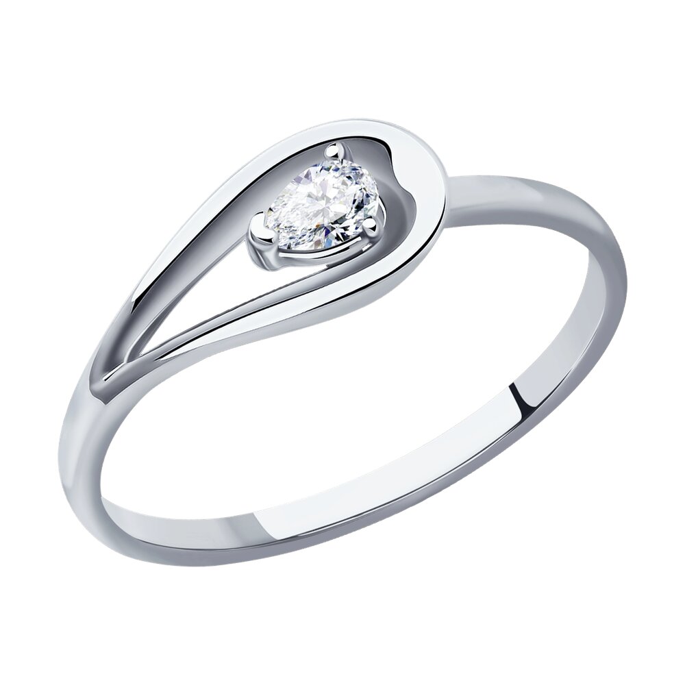 

Кольцо SOKOLOV Diamonds из белого золота с бриллиантом