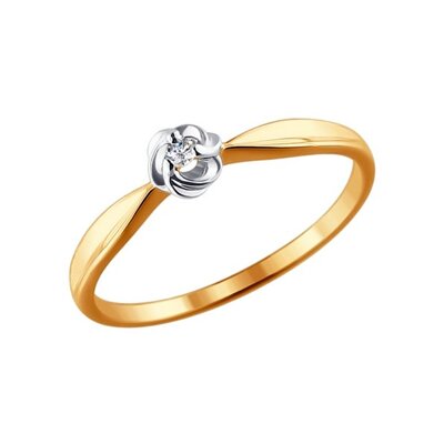 

Помолвочное кольцо SOKOLOV Diamonds из золота с бриллиантом