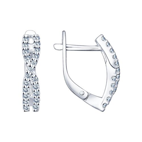 

Серьги SOKOLOV из серебра с фианитами