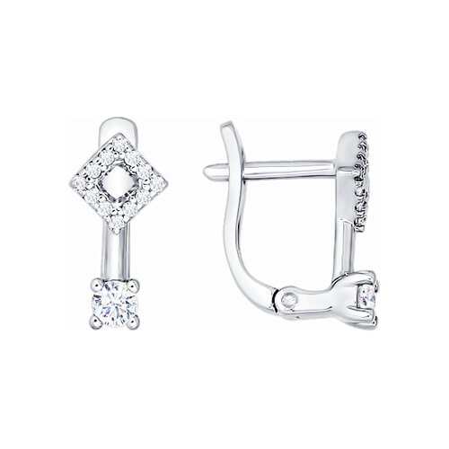 

Серьги SOKOLOV из серебра с фианитами