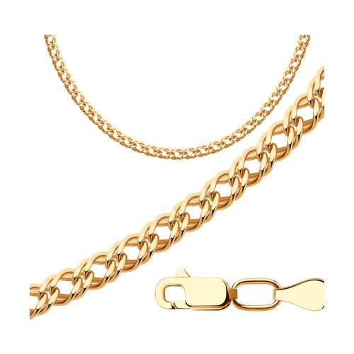 Цепь из золоченого серебра - фото 1