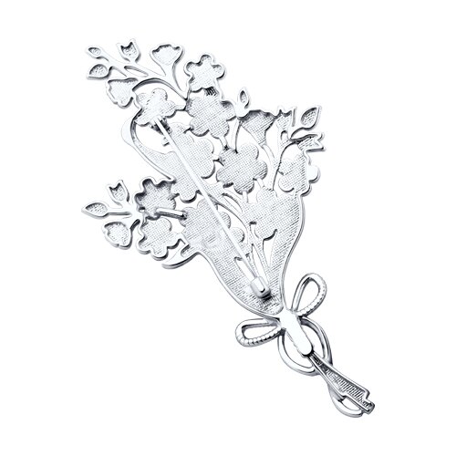 Брошь из серебра с эмалью - фото 2