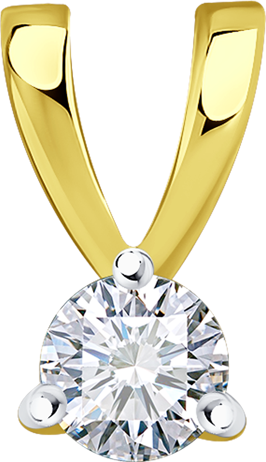 

Подвеска SOKOLOV Diamonds из желтого золота с бриллиантом