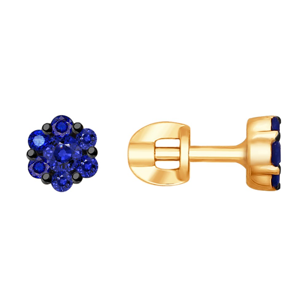

Серьги SOKOLOV Diamonds из золота с сапфирами