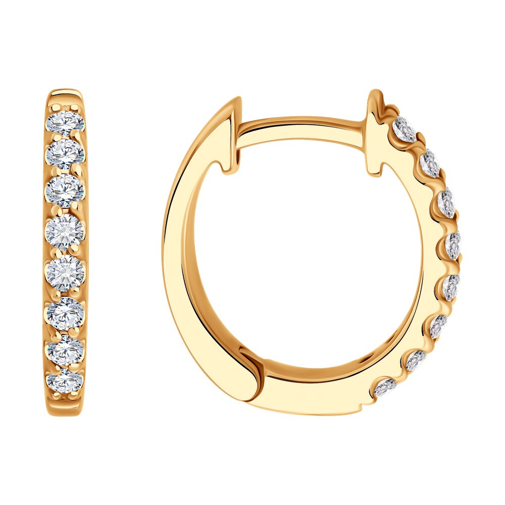 Серьги SOKOLOV из золота с бриллиантами 209990₽