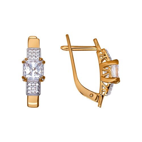 

Серьги c кристаллами swarovski zirkonia SOKOLOV