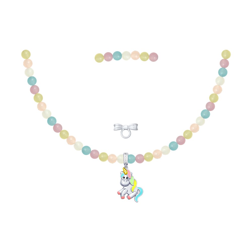 

Колье SOKOLOV из серебра с эмалью