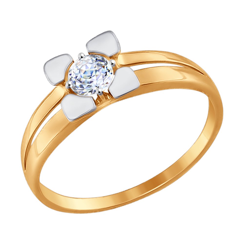 

Кольцо SOKOLOV из золота со Swarovski Zirconia