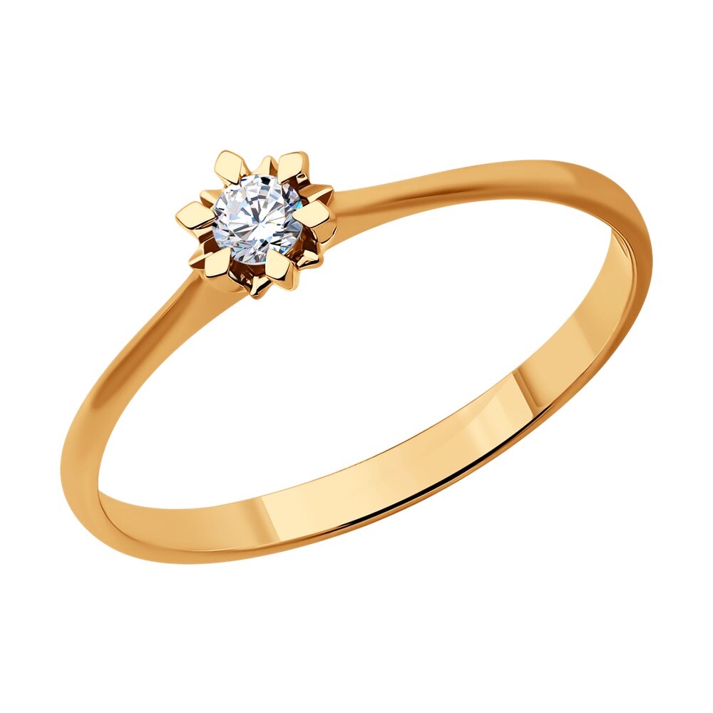 

Помолвочное кольцо с бриллиантом SOKOLOV Diamonds