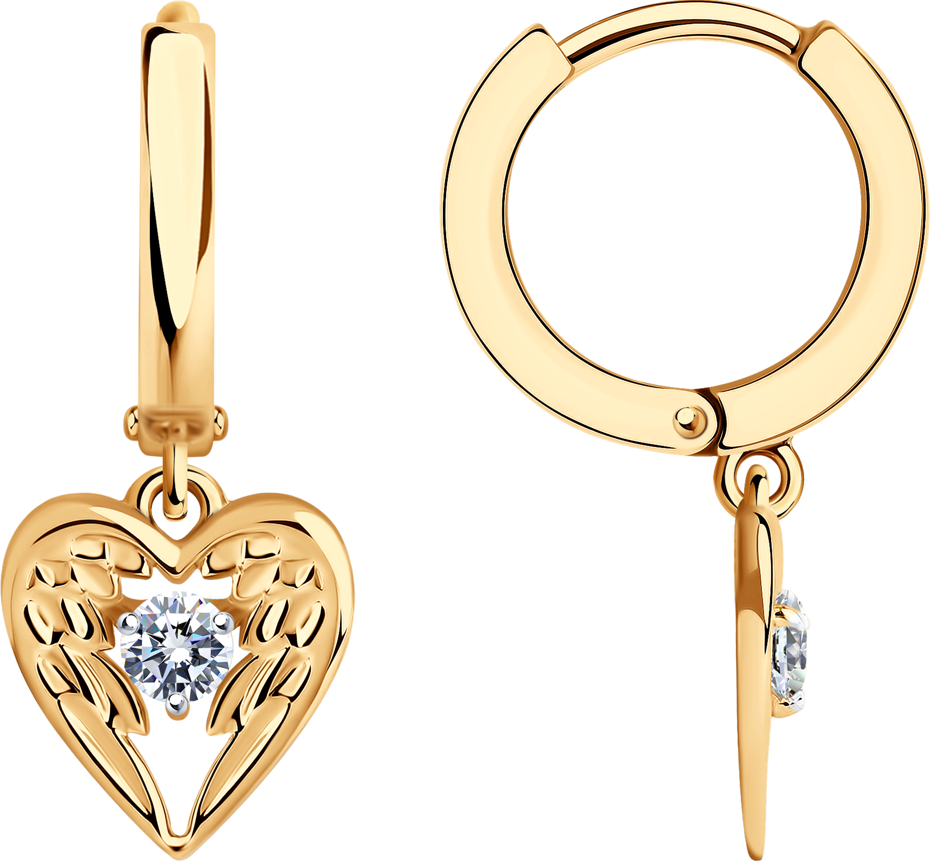 Серьги SOKOLOV из золота с фианитами 21200₽