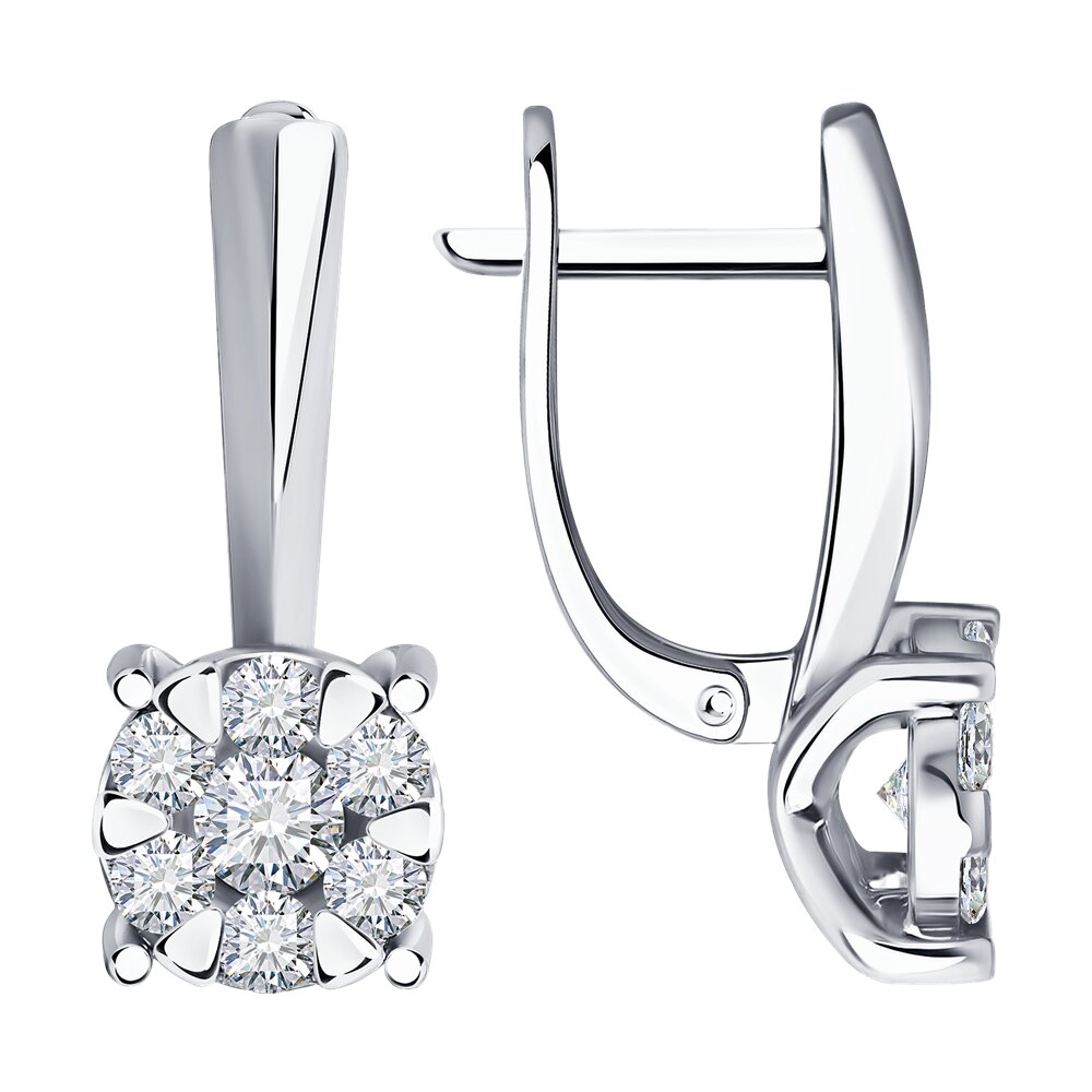 

Серьги SOKOLOV Diamonds из белого золота с бриллиантами