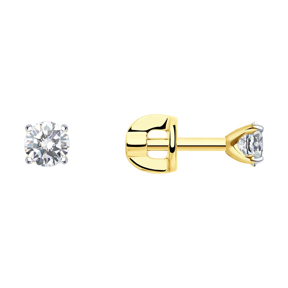 

Серьги SOKOLOV из желтого золота с фианитами