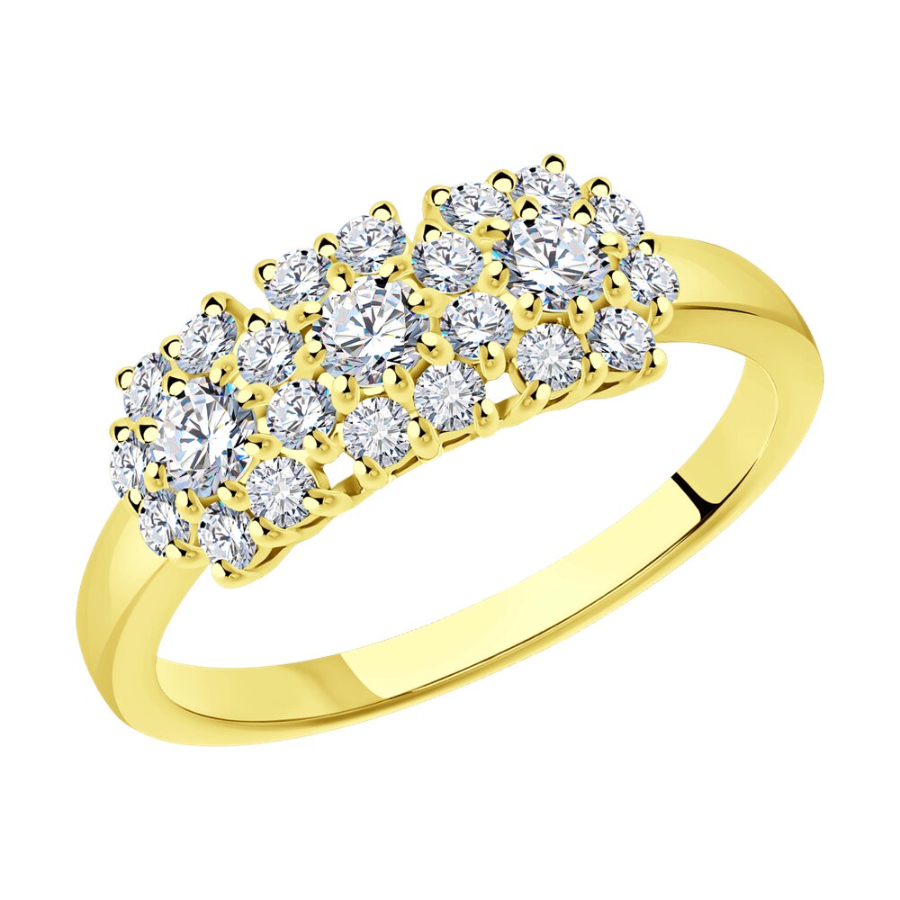 

Кольцо SOKOLOV Diamonds из желтого золота с бриллиантами
