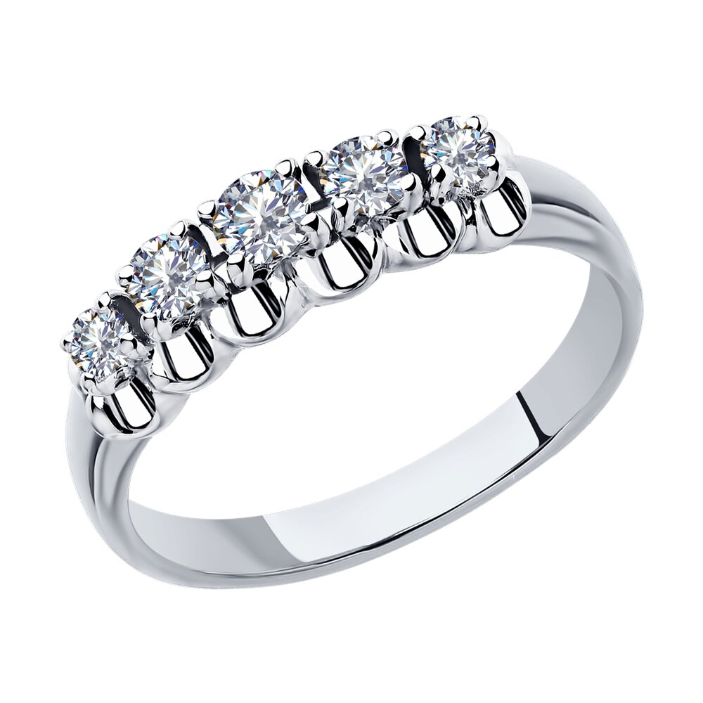 

Кольцо SOKOLOV Diamonds из белого золота с бриллиантами