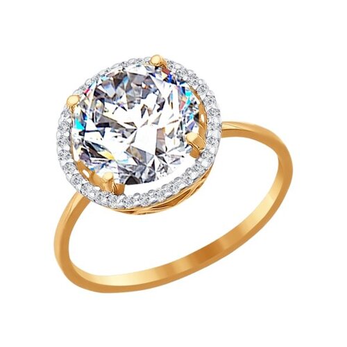 

Помолвочное кольцо SOKOLOV из золота со Swarovski Zirconia