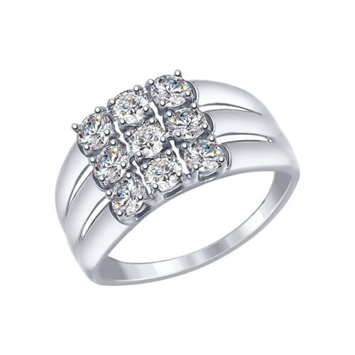 

Кольцо SOKOLOV из белого золота со Swarovski Zirconia