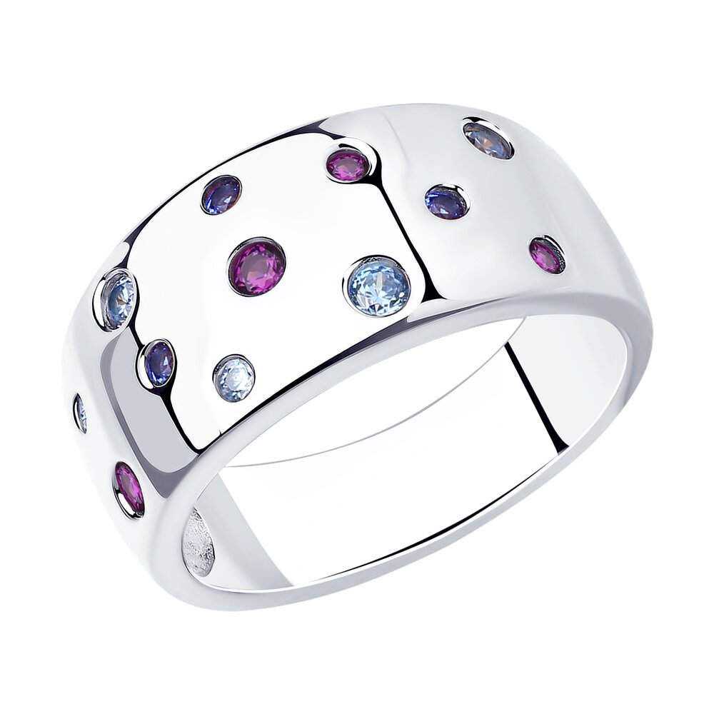 

Кольцо SOKOLOV из серебра с фианитами