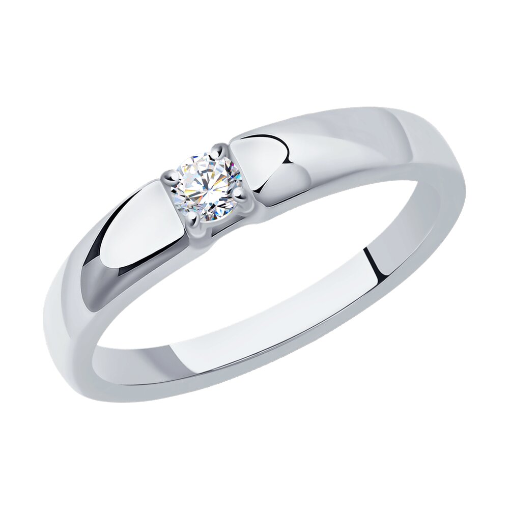 

Кольцо SOKOLOV Diamonds из белого золота с бриллиантом