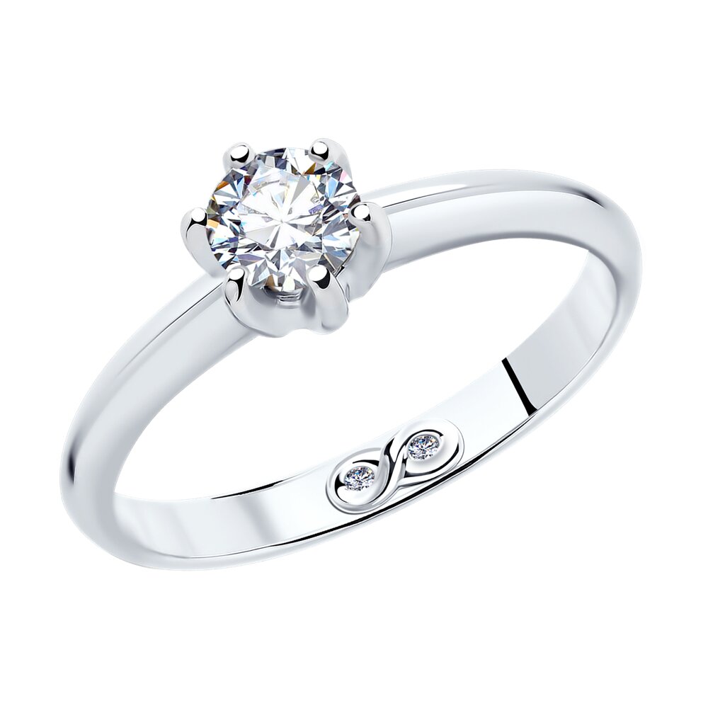 

Кольцо SOKOLOV Diamonds из белого золота с бриллиантами