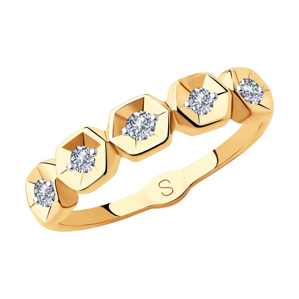 

Кольцо SOKOLOV Diamonds из золота с бриллиантами
