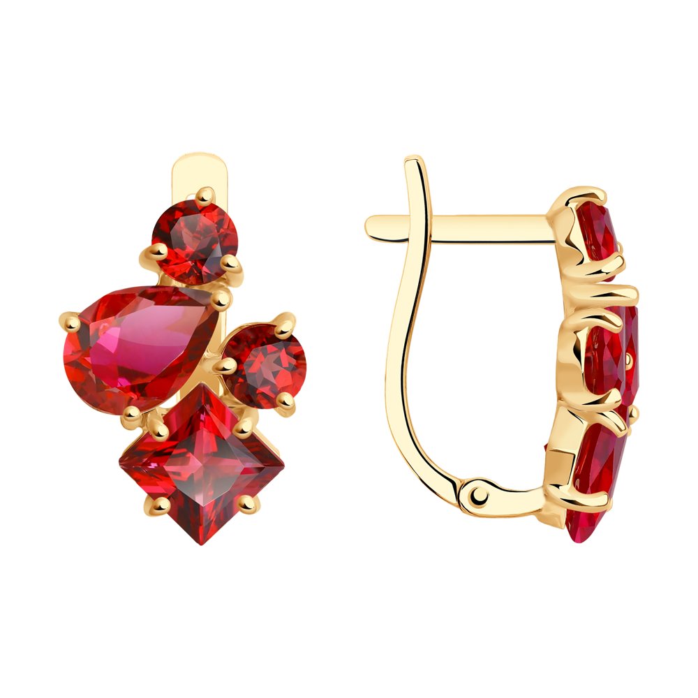 

Серьги SOKOLOV из золота с топазами