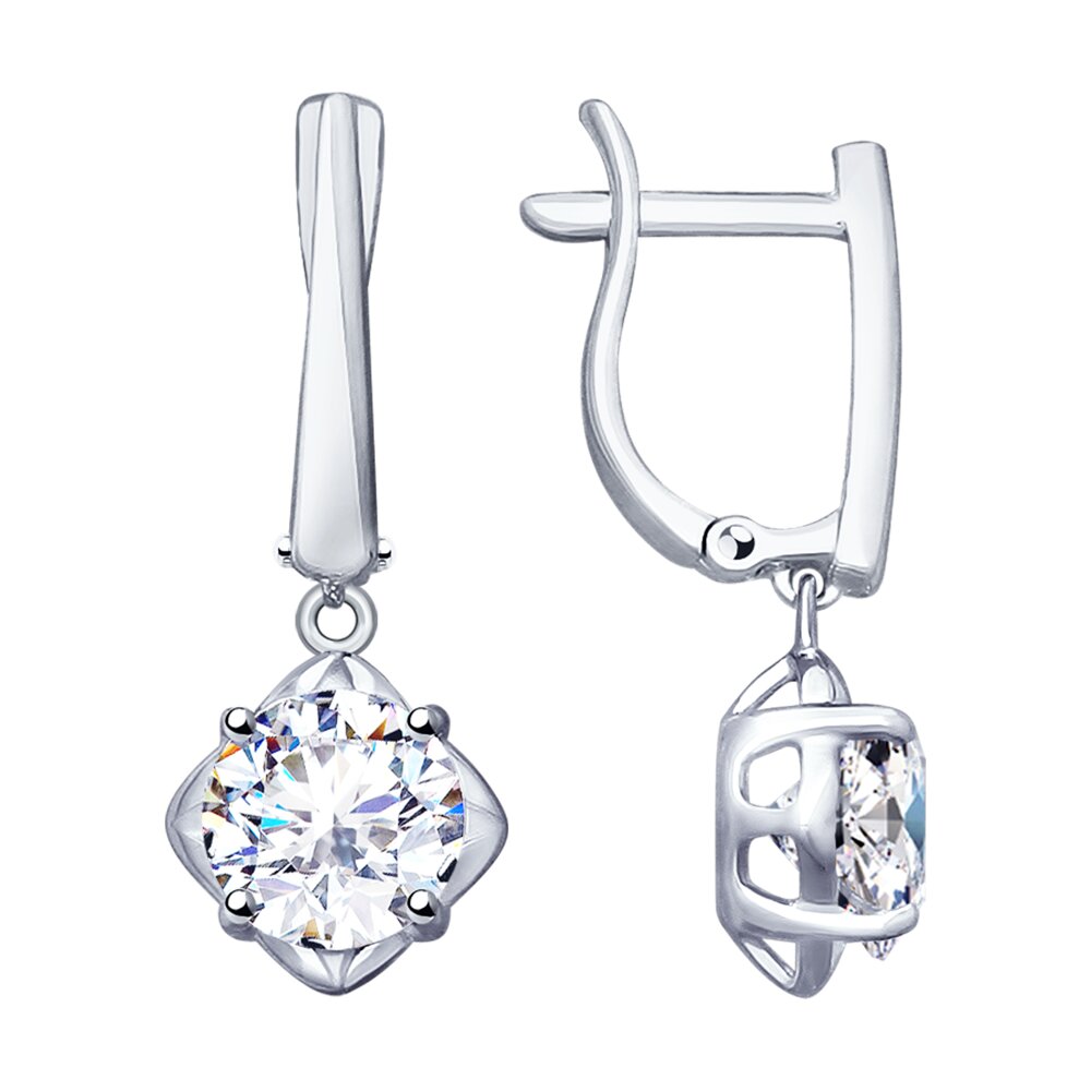 

Серьги SOKOLOV из серебра со Swarovski Zirconia