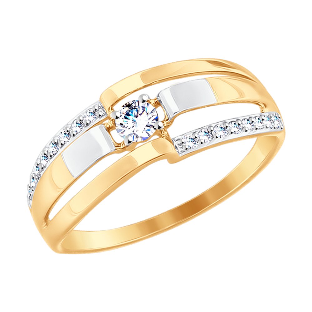 

Кольцо SOKOLOV из золота с фианитами