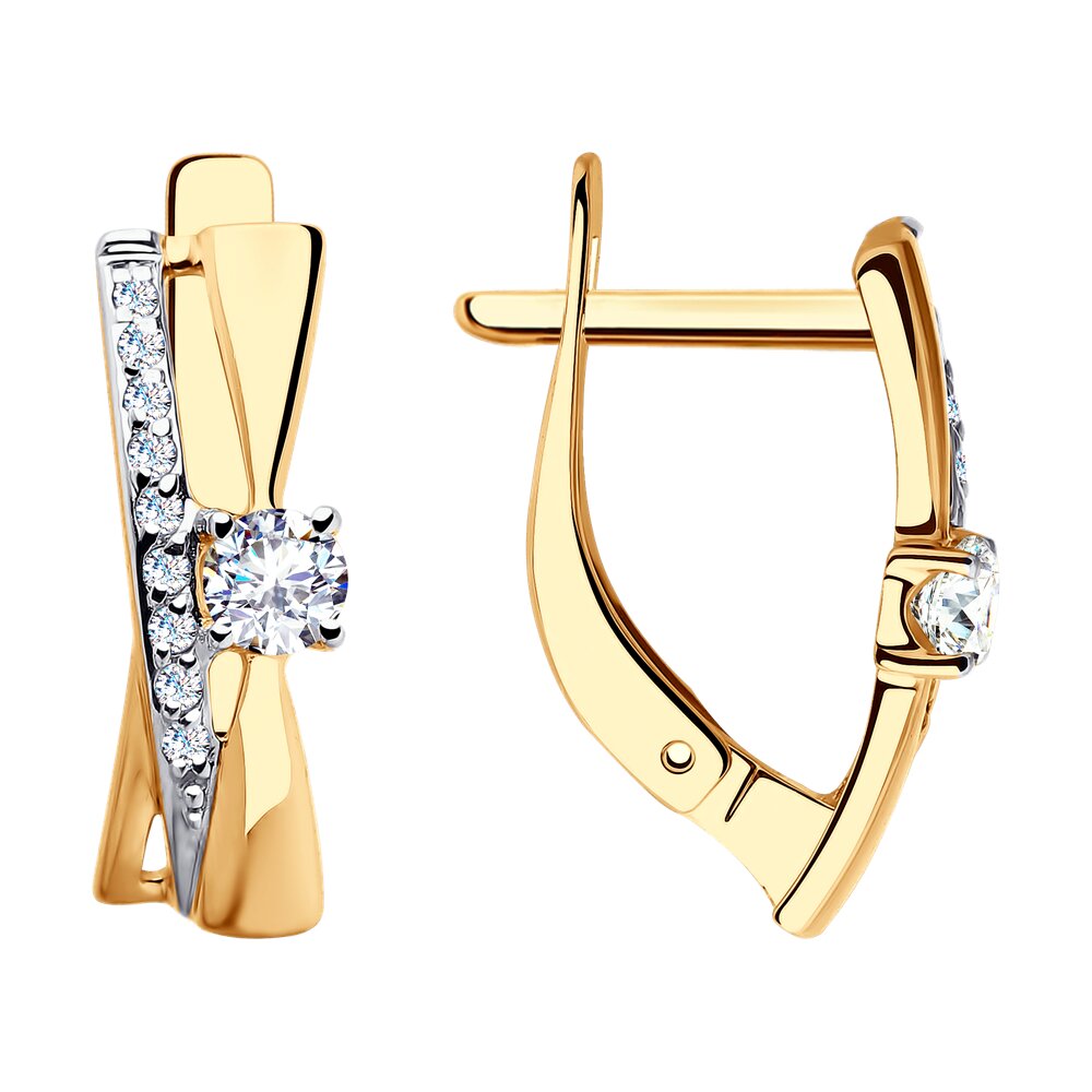 

Серьги SOKOLOV из золота с фианитами