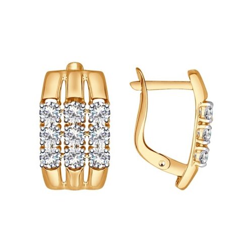 

Серьги SOKOLOV из золота со Swarovski Zirconia