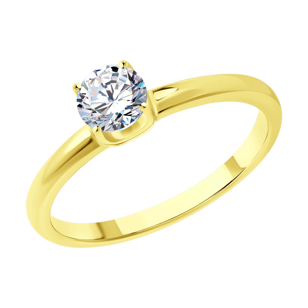 

Кольцо SOKOLOV Diamonds из желтого золота с бриллиантом