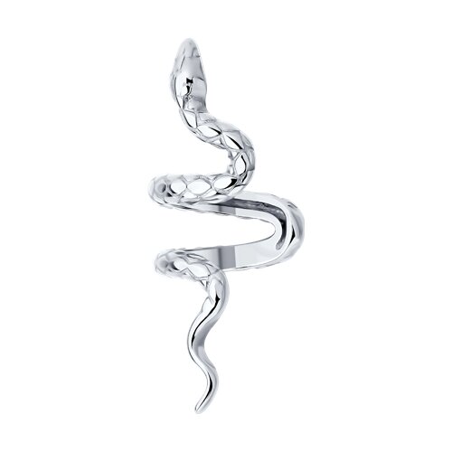 Серьга из серебра - фото 1