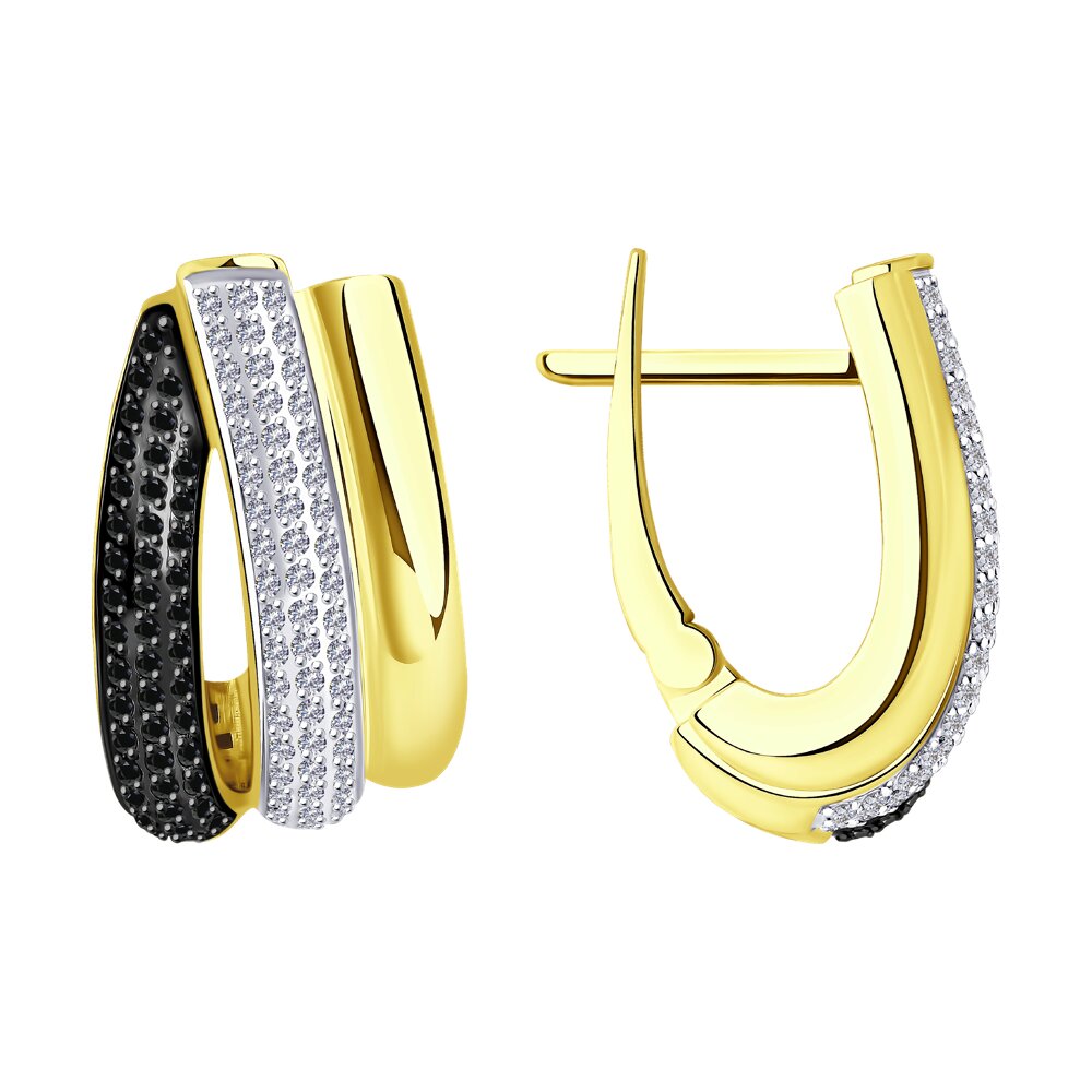 

Серьги SOKOLOV Diamonds из желтого золота с бриллиантами