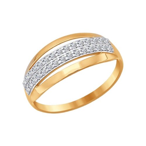 

Кольцо SOKOLOV из золота с фианитами