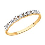 Кольцо из золота со Swarovski Zirconia