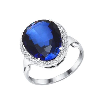 

Кольцо с корундом и бриллиантами SOKOLOV Diamonds
