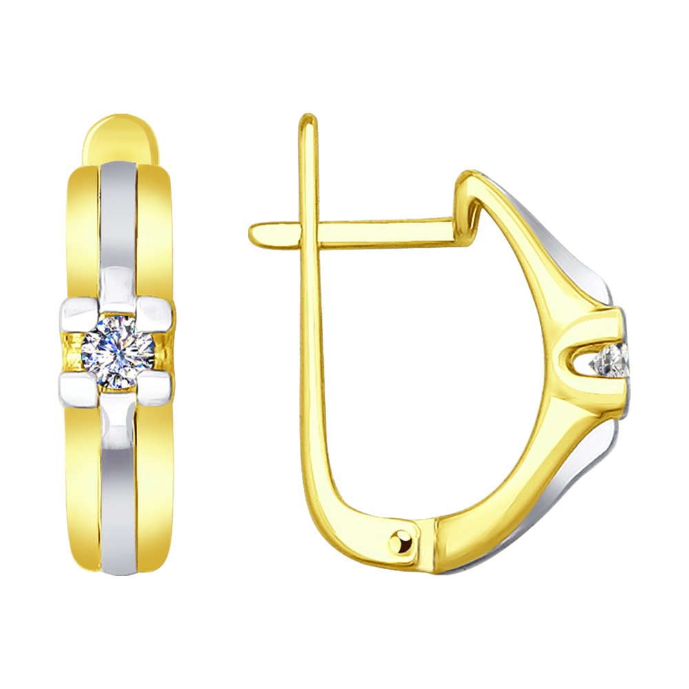 

Серьги SOKOLOV Diamonds из желтого золота с бриллиантами