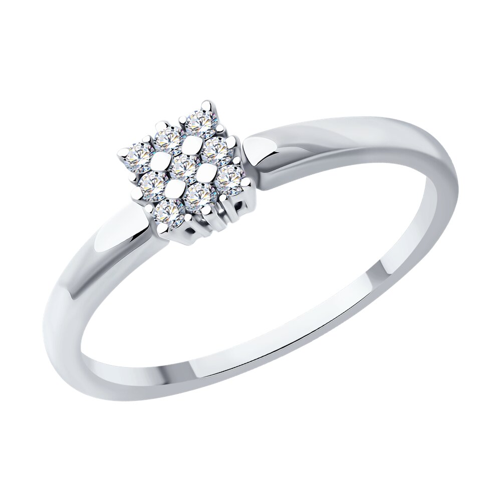 

Кольцо SOKOLOV Diamonds из белого золота с бриллиантами