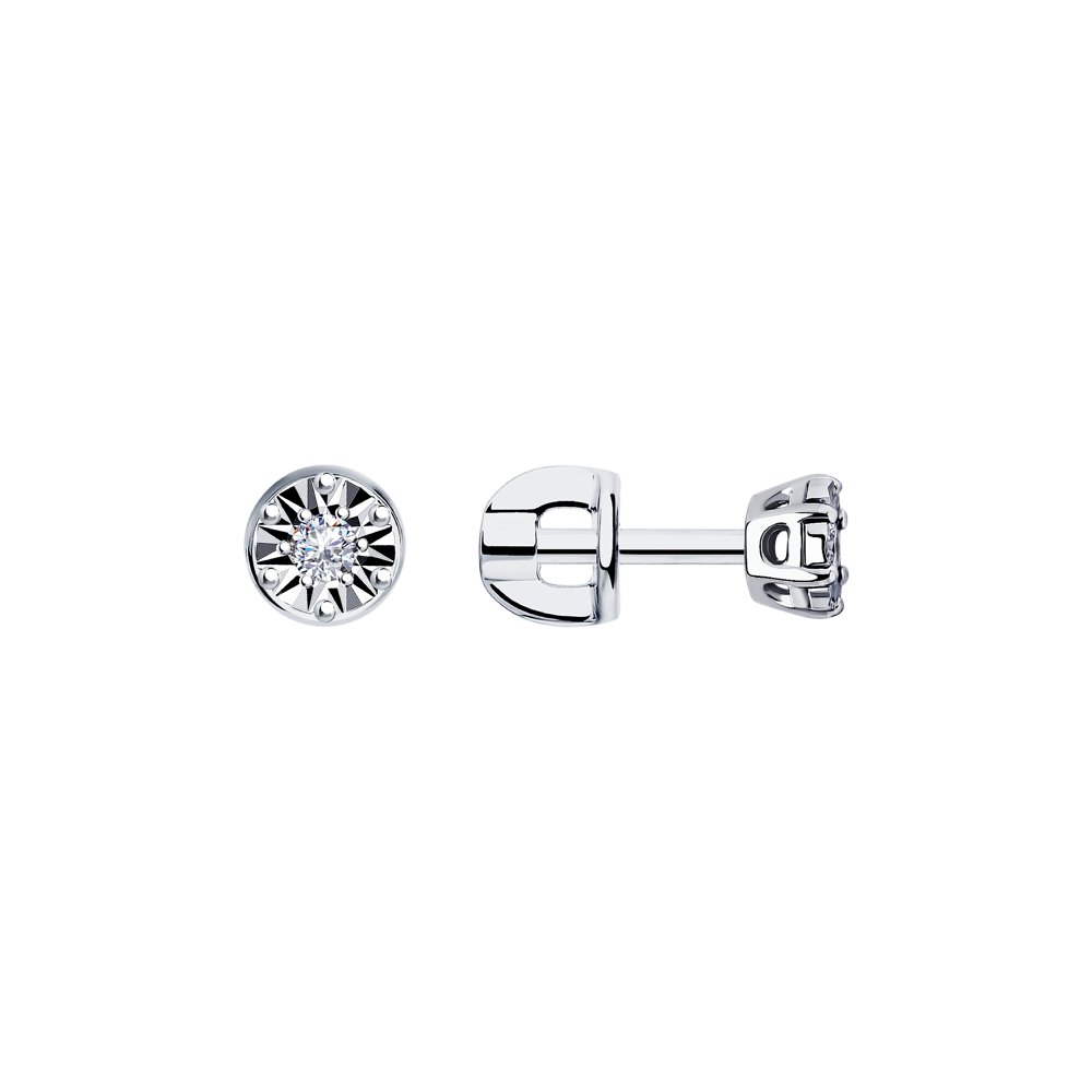 

Серьги SOKOLOV Diamonds из белого золота с бриллиантами