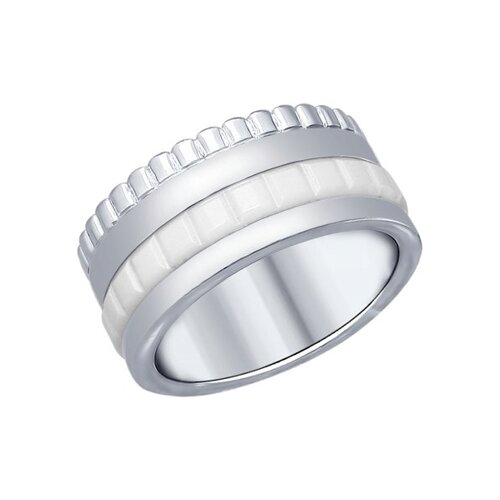 

Кольцо SOKOLOV из серебра с керамической вставкой