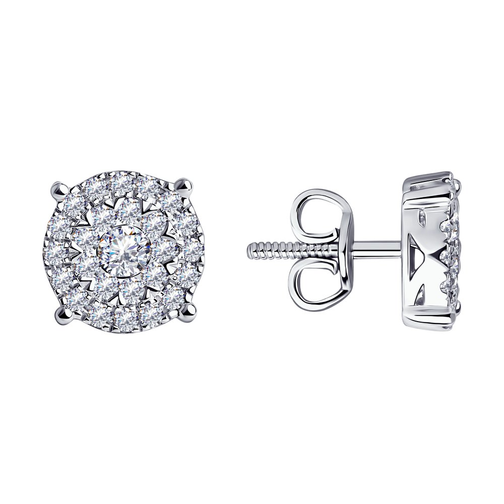 

Серьги SOKOLOV Diamonds из белого золота с бриллиантами