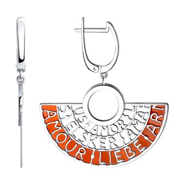 Серьги SOKOLOV из серебра с эмалью 3400₽