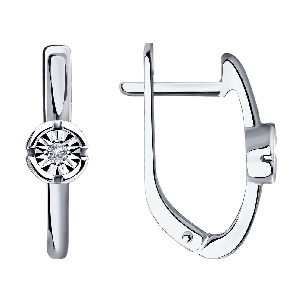 

Серьги SOKOLOV Diamonds из белого золота с бриллиантами