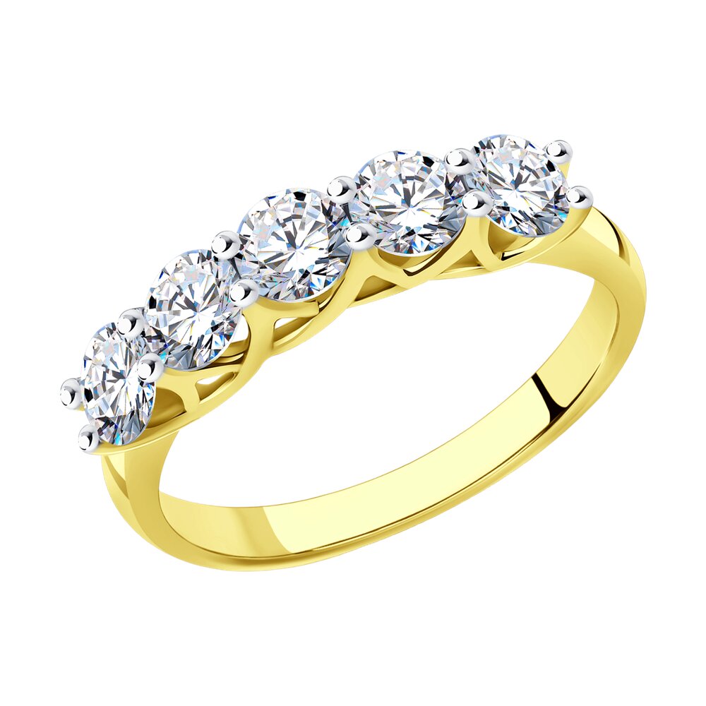 

Кольцо SOKOLOV Diamonds из желтого золота с бриллиантами