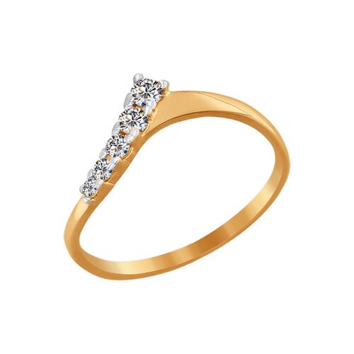 

Кольцо SOKOLOV из золота с фианитами