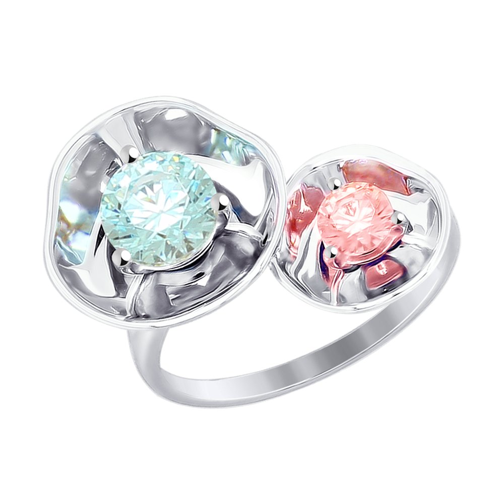 

Кольцо SOKOLOV из белого золота со Swarovski Zirconia