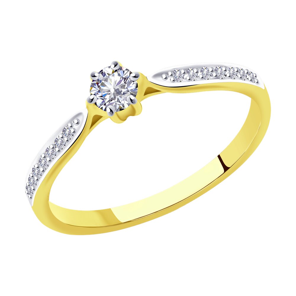 

Кольцо SOKOLOV Diamonds из желтого золота с бриллиантами